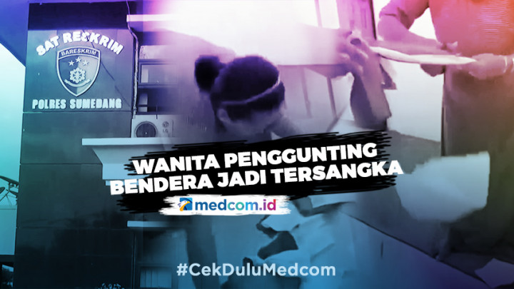 Viral Video Bendera Merah Putih Digunting, Tiga Wanita Jadi Tersangka