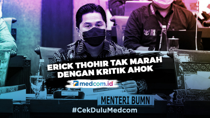 Erick Thohir Anggap Kritik Ahok sebagai Masukan