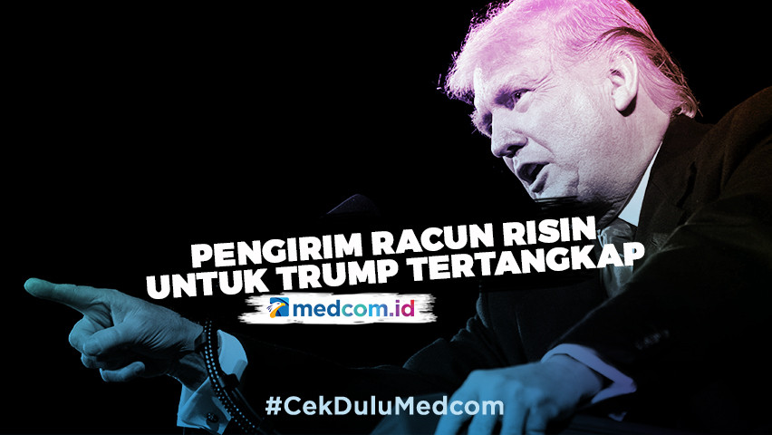Tersangka Pengirim Racun Risin untuk Trump Tertangkap FBI