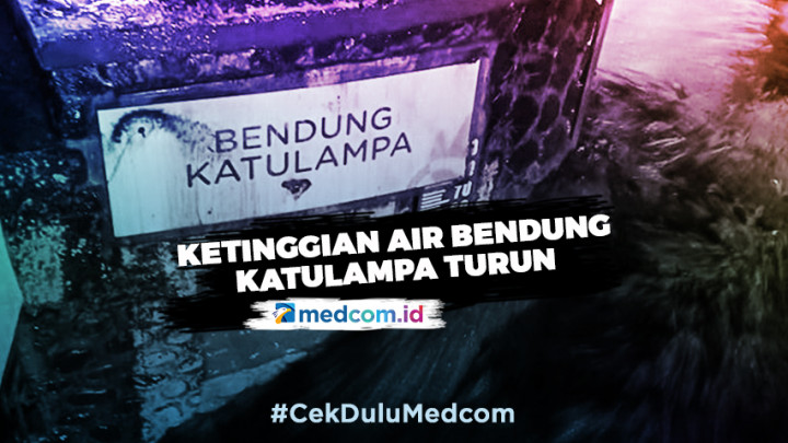 Status Bendung Katulampa Turun ke Siaga 3, Warga Diminta Tetap Waspada