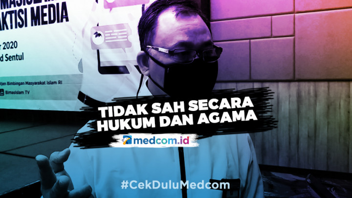 Kemenag Tegaskan Pernikahan Online Tidak Sah