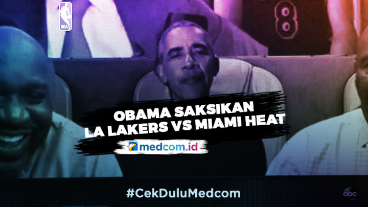 Barack Obama Ikut Saksikan Game Pertama Final NBA