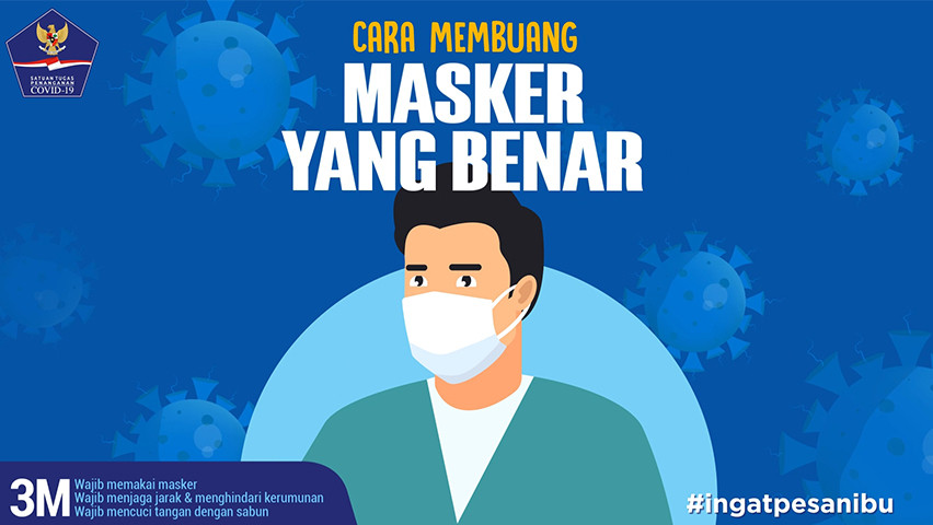 Cara Membuang Masker yang Benar