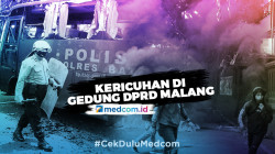 Ricuh, Massa Demo Rusak Gedung DPRD Malang Kota