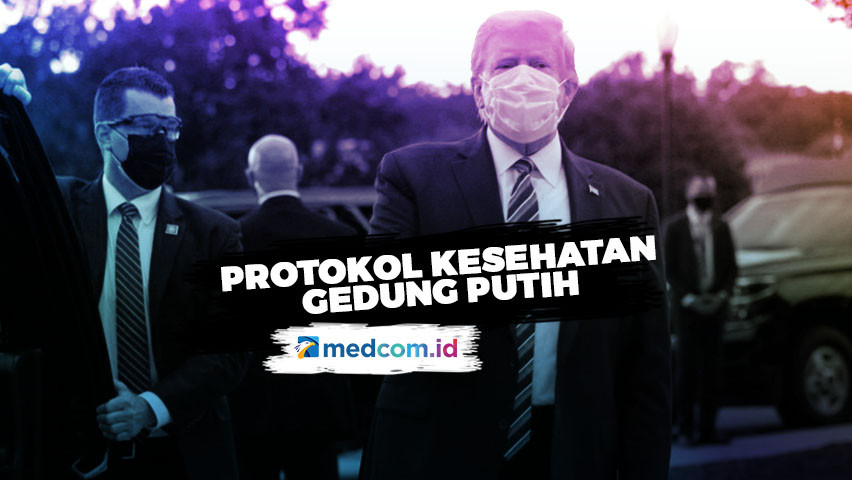 Trump Kembali ke Ruang Oval, Gedung Putih Siapkan Protokol Kesehatan