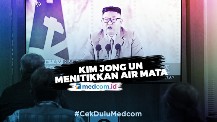 Kim Jong-un Menitikkan Air Mata saat Berpidato