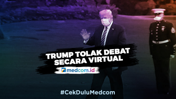 Trump Tolak Skema Virtual, Debat Kedua Pilpres AS Dibatalkan