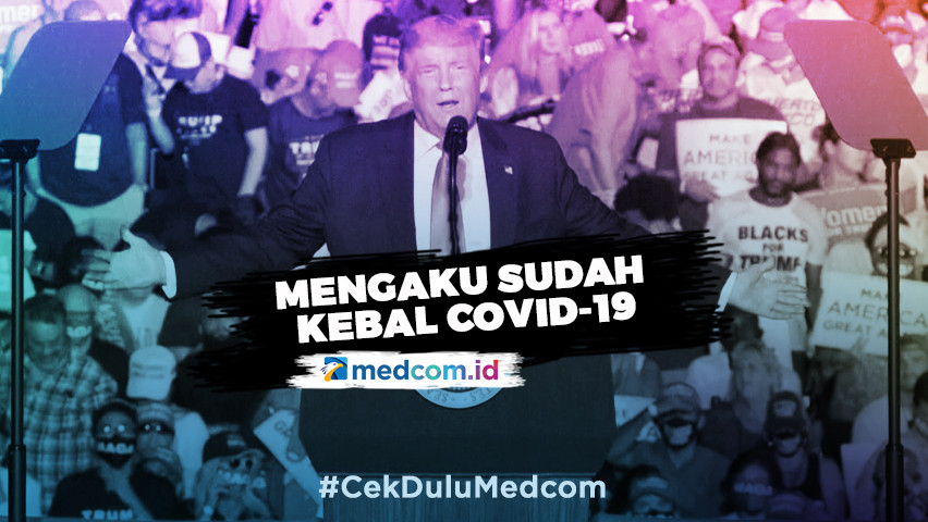 Sembuh dari COVID-19, Trump akan Cium Semua Pendukungnya