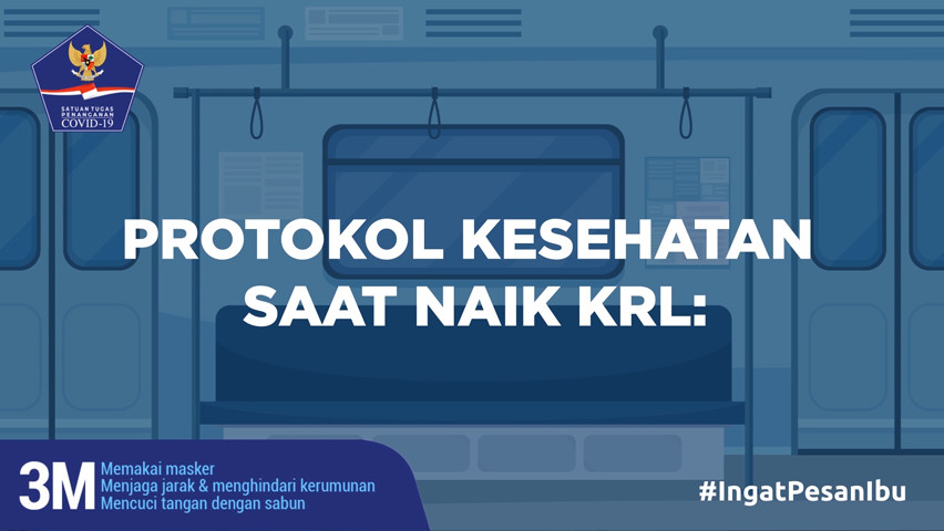 Perhatikan Protokol Kesehatan Saat Naik KRL!