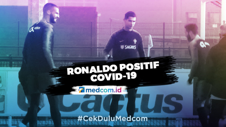 Positif COVID-19, Cristiano Ronaldo Tak Tunjukkan Gejala