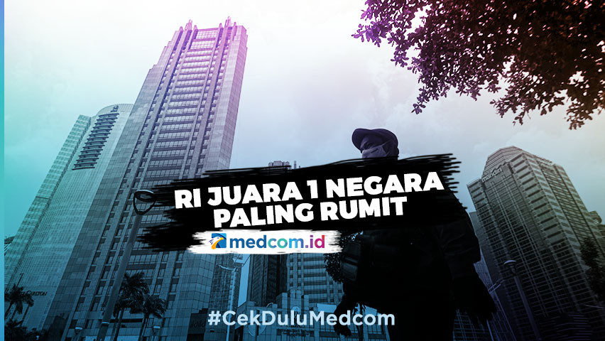 RI Jadi Juara 1 Negara Terumit untuk Berbisnis