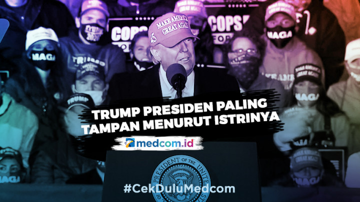 Tak Cuma Ejek Biden, Trump Klaim Dirinya Presiden Paling Tampan