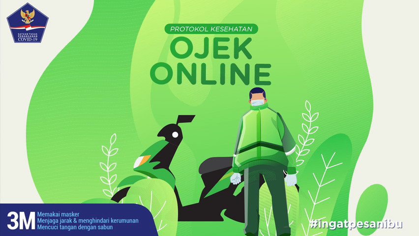 Begini Protokol Kesehatan Ojek Online