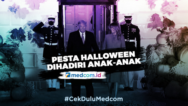 Trump Tetap Gelar Pesta Halloween di Tengah Pandemi COVID-19