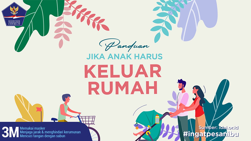 Jika Anak Harus Keluar Rumah, Begini Protokolnya