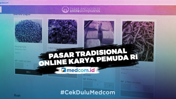 Sekelompok Pemuda di Jambi Kembangkan Pasar Tradisional Online