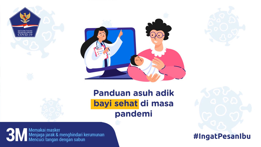 Panduan Asuh Adik Bayi Sehat di Masa Pandemi