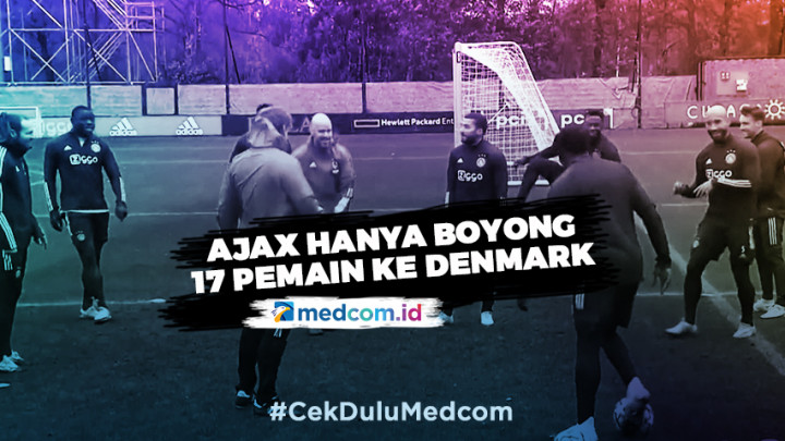 11 Pemain Ajax Amsterdam Positif COVID-19
