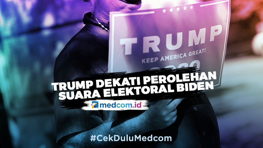 Menang di Texas, Trump Dekati Perolehan Suara Elektoral Biden