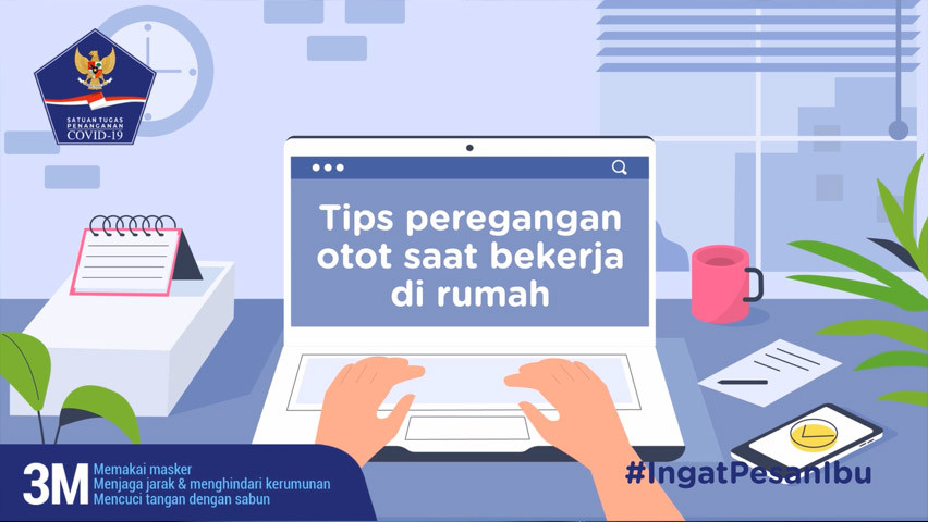 Tips Peregangan Otot Saat Bekerja di Rumah