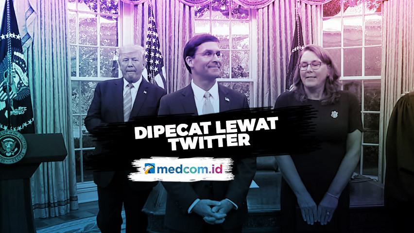 Masa Jabat Tinggal 2 Bulan, Trump Pecat Menhan Mark Esper