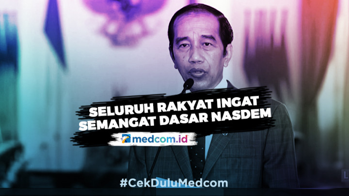 HUT ke-9 NasDem, Jokowi: Selamat Menjadi Partai Besar yang Disegani