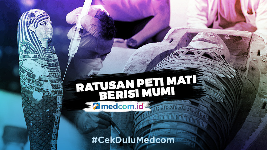 Ratusan Peti Mati Berisi Mumi ditemukan di Mesir