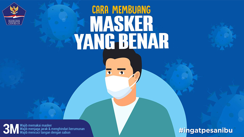 Cara Membuang Masker yang Benar