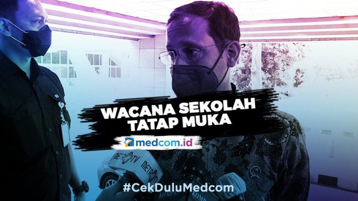 Kata Nadiem Soal Wacana Pemberlakuan Kembali Sekolah Tatap Muka