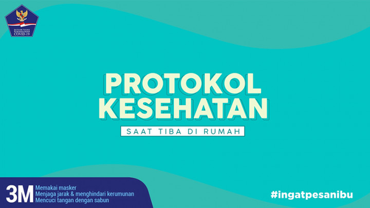 Protokol Kesehatan saat Tiba di Rumah