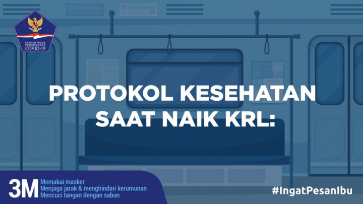 Perhatikan Protokol Kesehatan Saat Naik KRL!