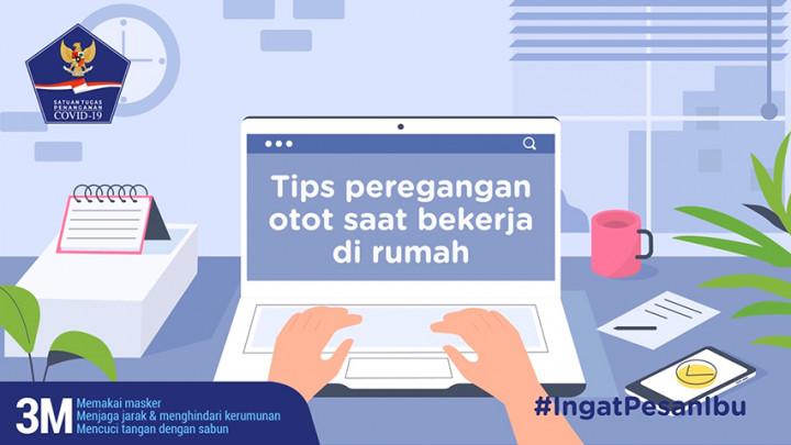 Tips Peregangan Otot saat Bekerja di Rumah