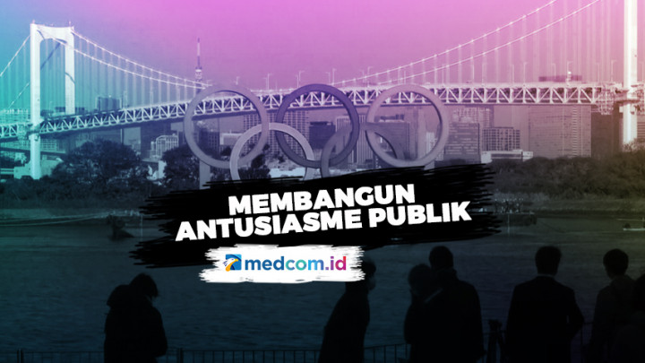 Cincin Olimpiade Kembali Dipasang, Jepang akan Izinkan Penonton Asing