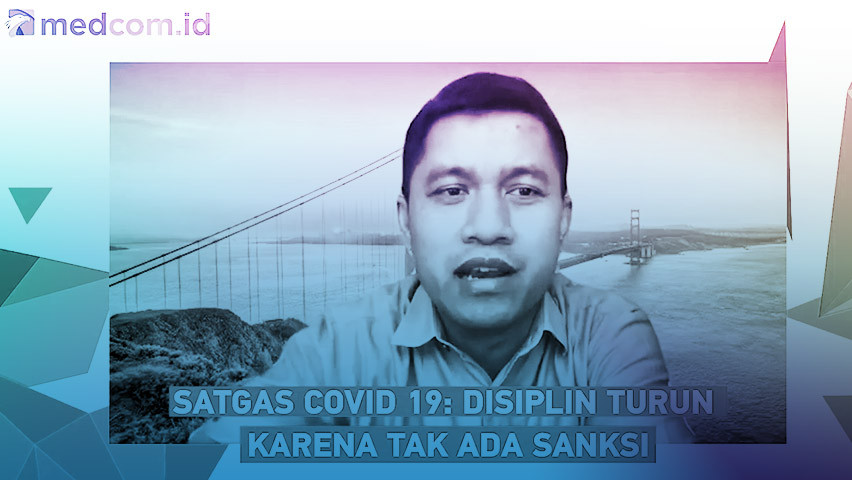 Satgas COVID-19: Disiplin Turun Karena Tak Ada Sanksi