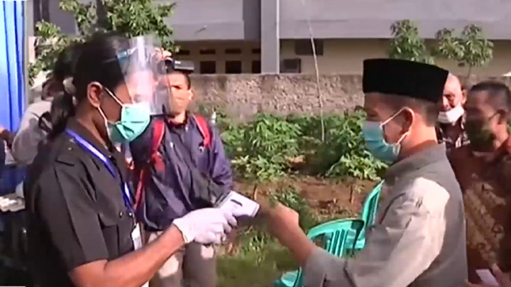 Menengok Penerapan Protokol Kesehatan di TPS