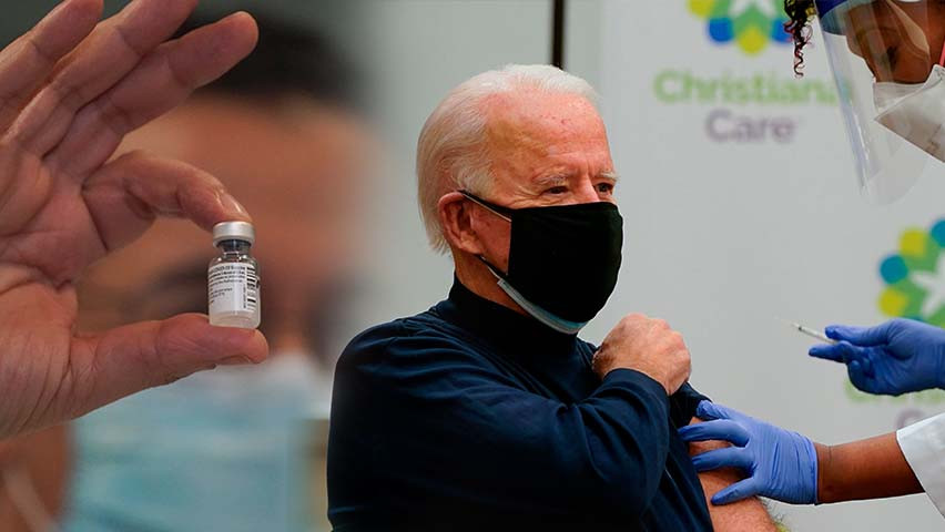 Joe Biden Disuntik Vaksin dan Disiarkan Secara Langsung