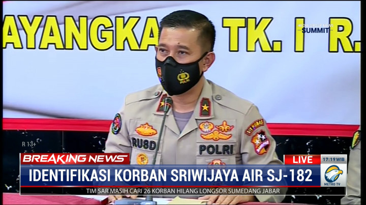 Satu Korban Sriwijaya Air Teridentifikasi