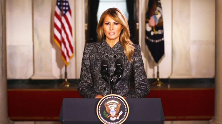 Salam Perpisahan dari Melania Trump