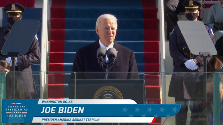 Pidato Pertama Joe Biden Sebagai Presiden AS
