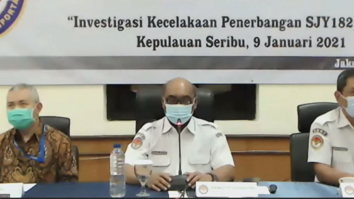 KNKT Beberkan Laporan Awal Investigasi Jatuhnya Sriwijaya Air SJ-182