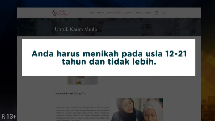 Geger Promosi Perkawinan di Bawah Umur