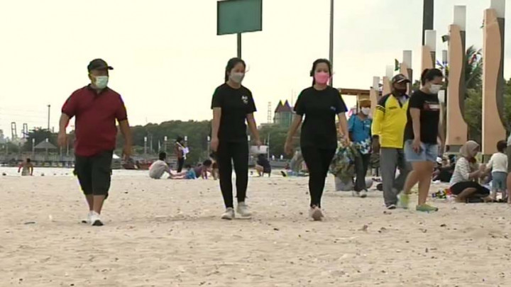 Libur Imlek, Pantai Ancol Dipadati 4.500 Wisatawan