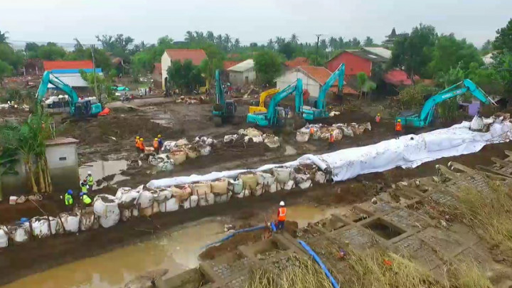 Perbaikan Tanggul Sungai Citarum Terus Dikebut