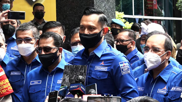 Sambangi Kemenkumham, AHY Nyatakan Keberatan atas KLB Kubu Moeldoko