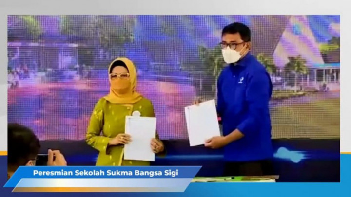 Penyerahan Tanah Wakaf Seluas 4 Hektare dari Ketua DPRD Sulteng untuk Sekolah Sukma Bangsa Sigi