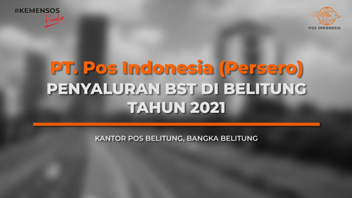 Penyaluran BST Tahap III di Belitung