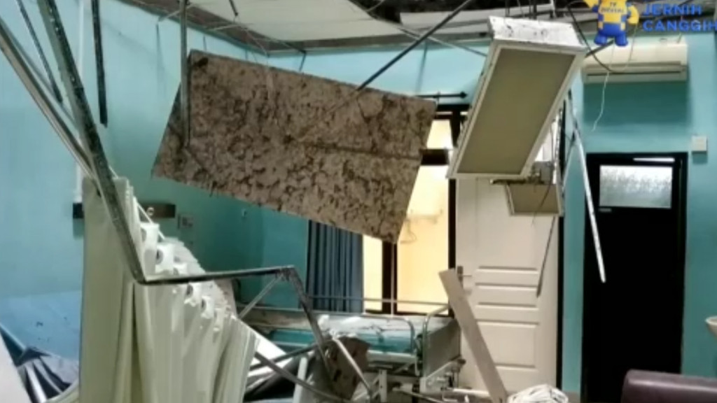 RSUD Mardi Waluyo Blitar Rusak Terdampak Gempa