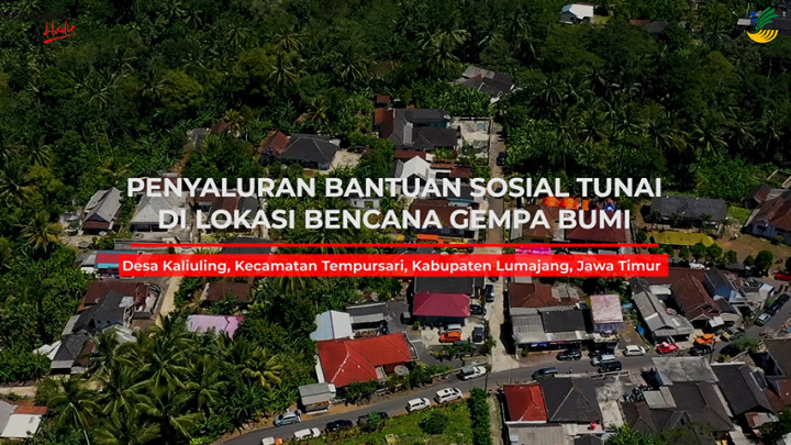 Penyaluran BST di Lokasi Gempa Lumajang