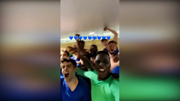 Sorak Kemenangan Pemain Chelsea Usai Kalahkan Real Madrid di Semifinal