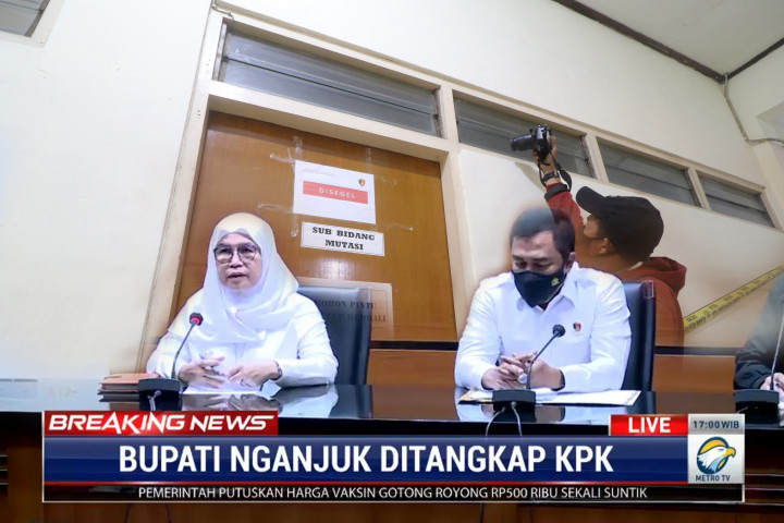 KPK Tangkap Bupati Nganjuk dalam Kasus Jual Beli Jabatan